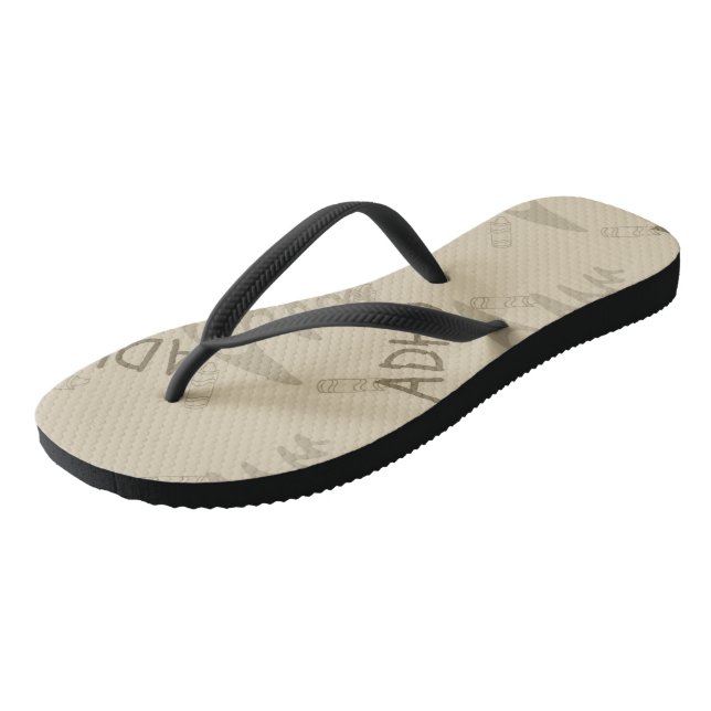 ADHS-Grafik Flip Flops (Schrägansicht)