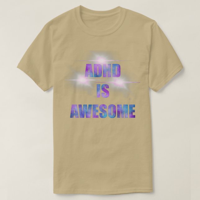 ADHS IST PHANTASTISCH ILLUMINIERT T-Shirt (Design vorne)