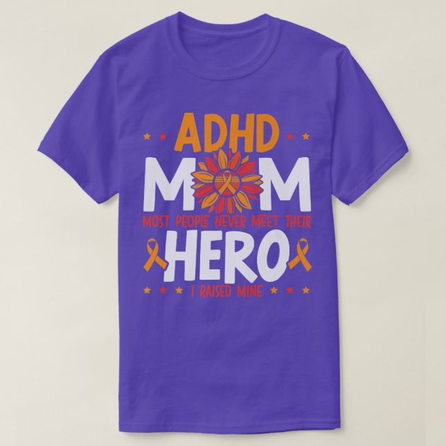 ADHS-Mama ADHD-Bewusstsein Embrase Neurovielfalt P T-Shirt (Design vorne)