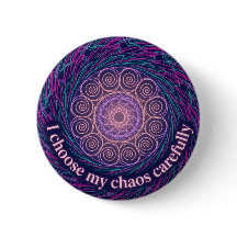 ADHS Neurodivergent Wähle mein Chaos Mandala Kunst