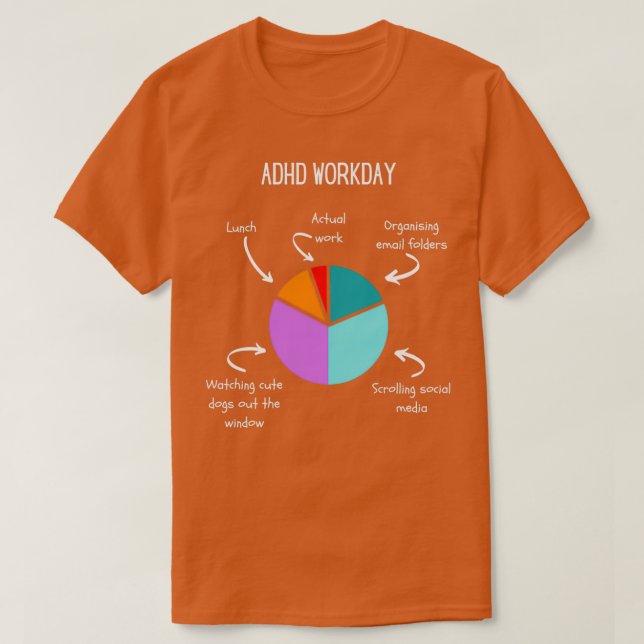 ADHS Workday ADHD Merge Neurodiversity T-Shirt (Design vorne)