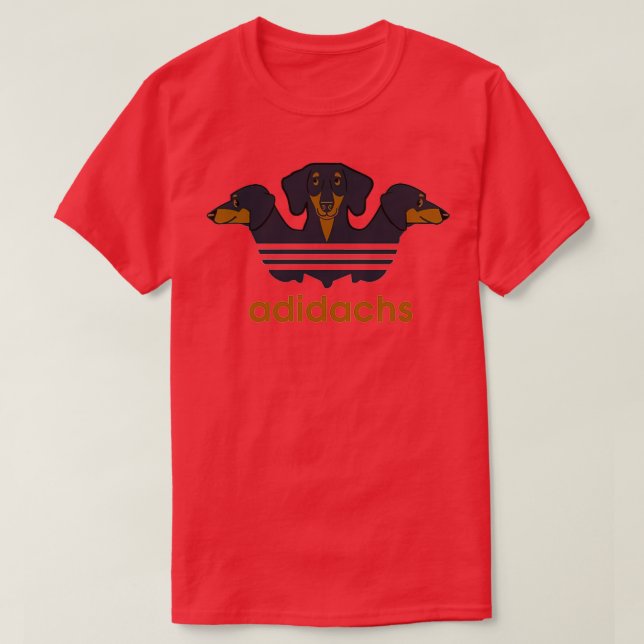 Adidachs Daschund T-Shirt (Design vorne)