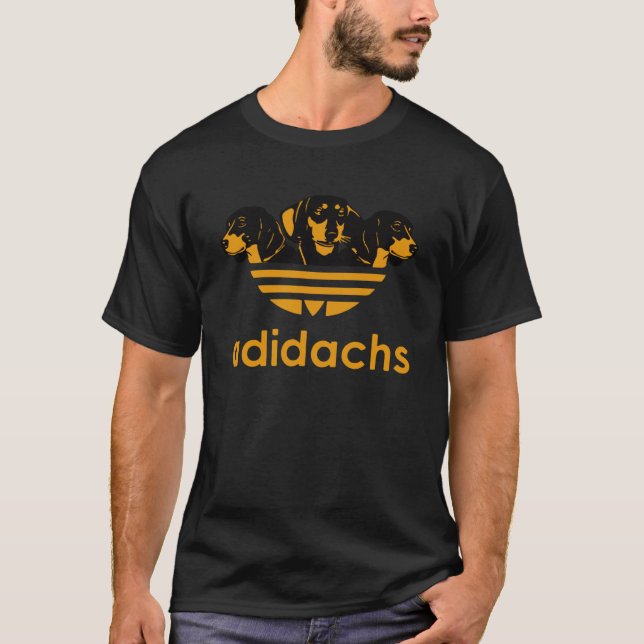  adidachs lustiger Daschund36 T-Shirt (Vorderseite)