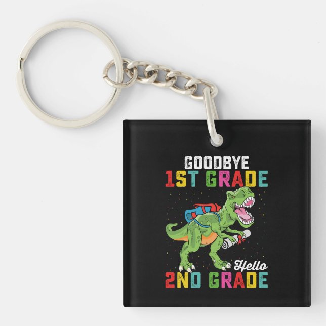 Adieu 1ère année Bonjour 2e année T Rex Dinosaur (Devant)
