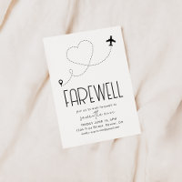 Adieu Déménagement Invitation de la partie de retr