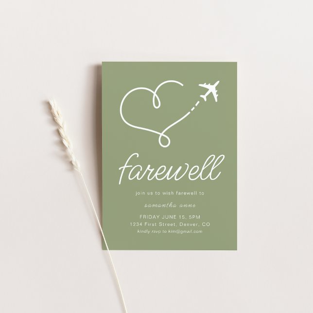 Adieu Déménagement Invitation de la partie de retr (Créateur téléchargé)