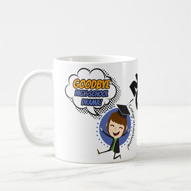 Adieu dramatique au lycée - Graduation Mug 2025 (Gauche)