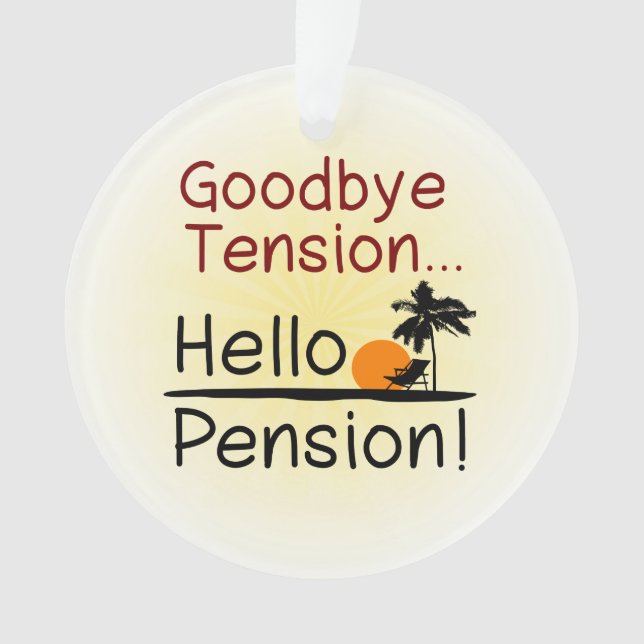 Adieu Tension, Bonjour Pension Drôle Retraite (devant)
