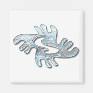 Adinkra-Frieden-Glas Magnet