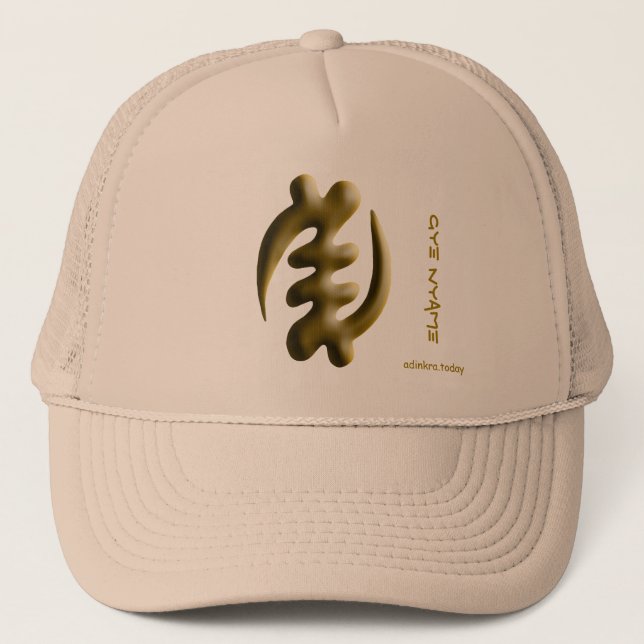 Adinkra - Gye Nyame - casquette (Devant)