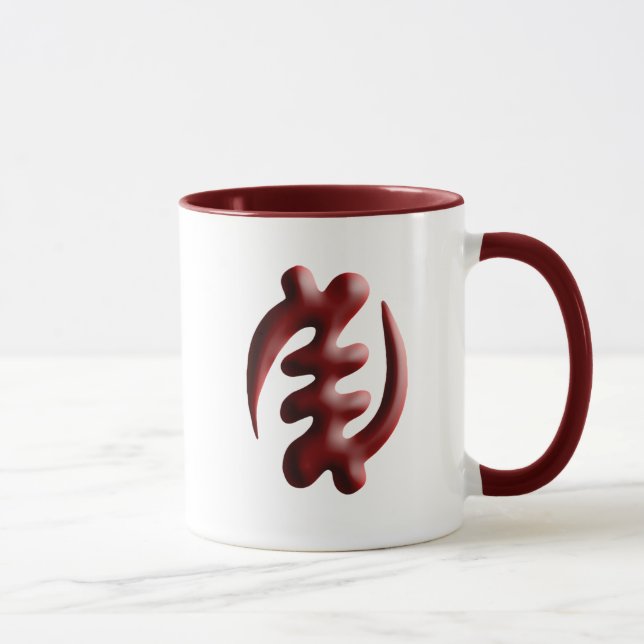 Adinkra - Gye Nyame - Tasse (Rechts)