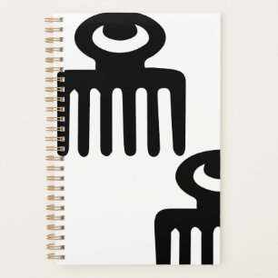Adinkra Notizbuch 2 Planer