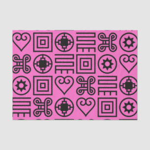 Adinkra Print Tissue Paper Seidenpapier