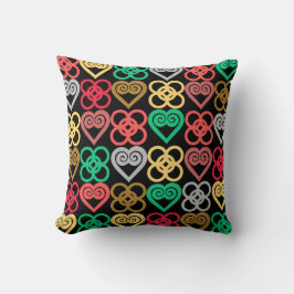 Adinkra Stammes- Symbolkissen Kissen