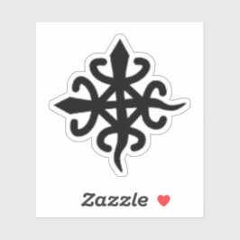 Adinkra Symbol (Einheit) Vinyl Sticker