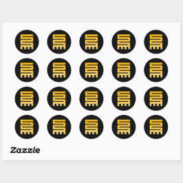 Adinkra Symbol (Initiative) Aufkleber