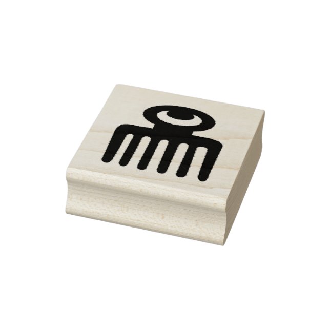 Adinkra Symbol (Schönheit) Gummi-Briefmarke Gummistempel (Stempel)