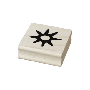 Adinkra Symbol (Wächterschaft) Gummi-Briefmarke Gummistempel