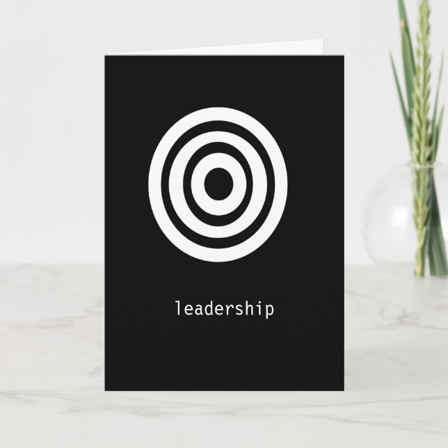 Adinkrahene Grußkarte Dankeskarte (Vorderseite)