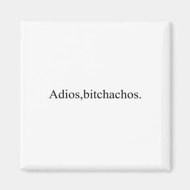 Adios Achos Funny Cinco De Mayo Party Magnet (Vorne)