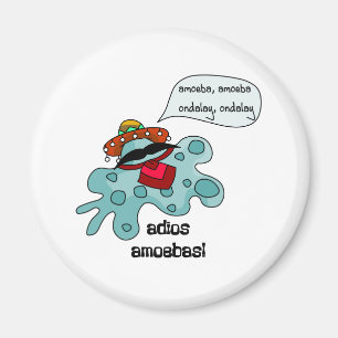Adios-Amöben Magnet