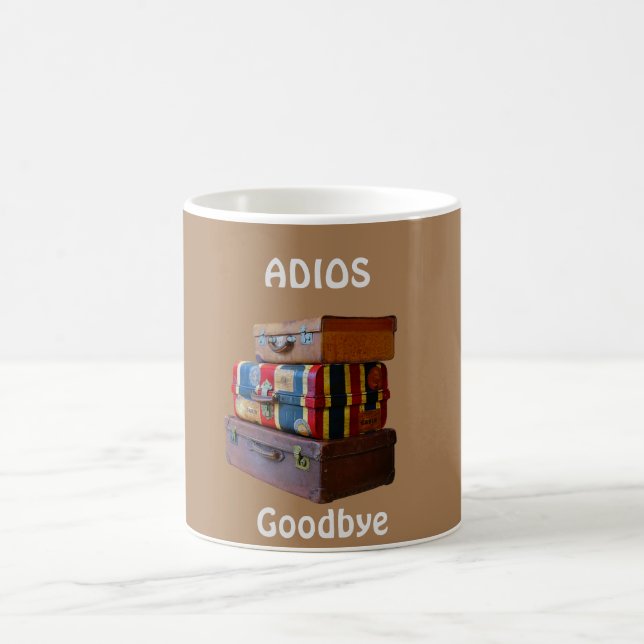 Adios / Goodbye ReReifen Kaffeetasse (Mittel)