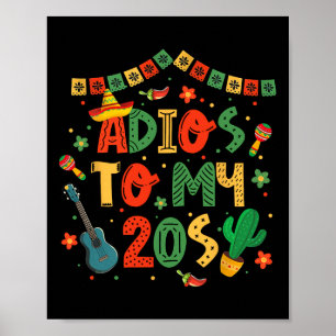 Adios To My 20s Décorations 30e anniversaire Cinco
