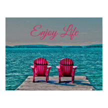 Adirondack Beach Chairs Rustic Teal Enjoy Life