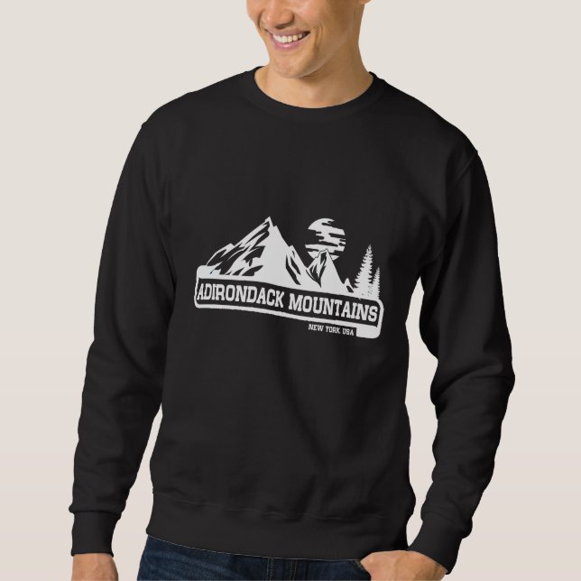 Adirondack Berge New York USA Sweatshirt (Vorderseite)