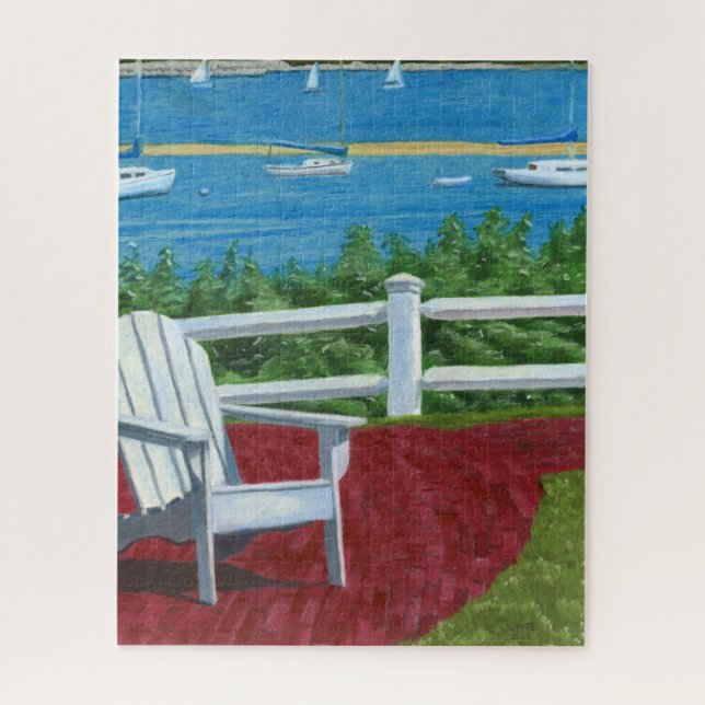 Adirondack Chair Painting 520 pc Puzzle (Vertikal)