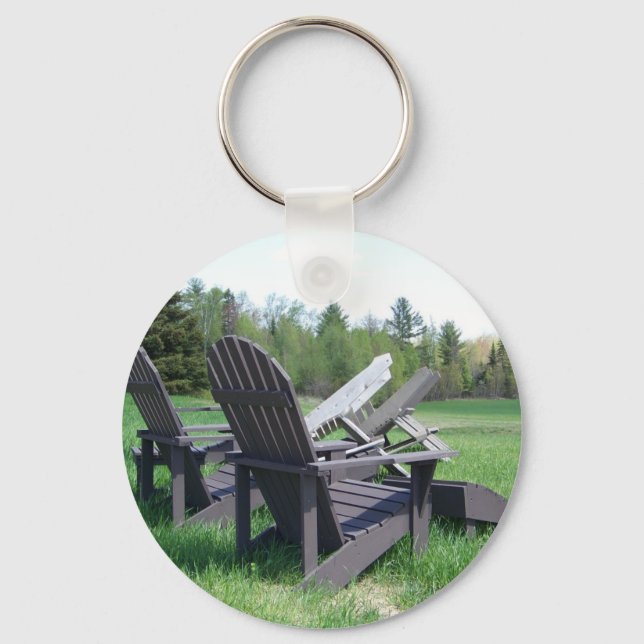 Adirondack Chairs Schlüsselanhänger (Vorderseite)