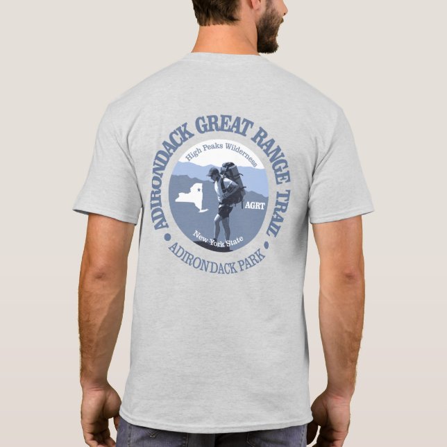 Adirondack Great Range Trail (BG) T-Shirt (Rückseite)