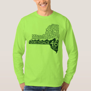Adirondack hohe Spitzen-langer Hülsen-T - Shirt