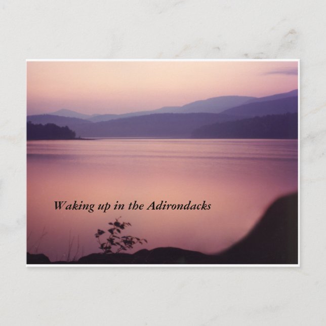 Adirondack Morning Postkarte (Vorderseite)