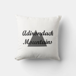 Adirondack Mountain Square Throw Kissen
