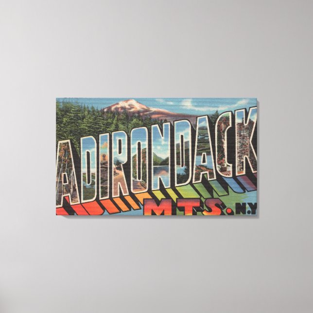 Adirondack Mountains, New York Leinwanddruck (Vorderseite)