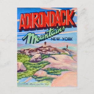 Adirondack Mountains NY Postkarte