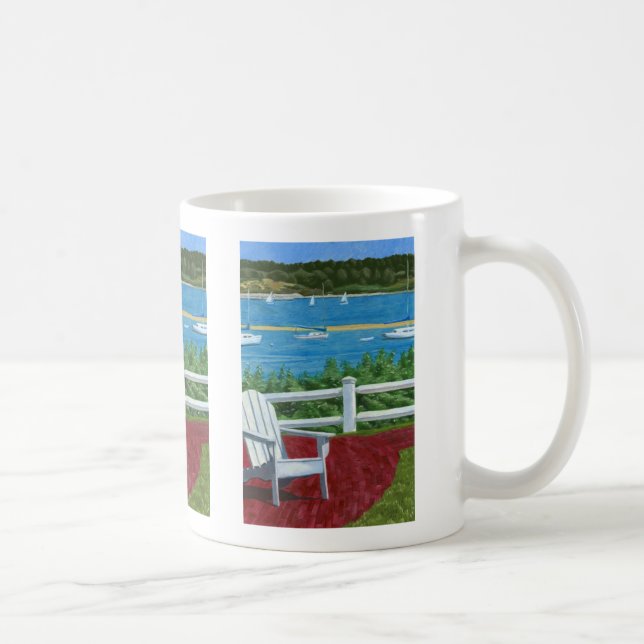 Adirondack-Stuhl-Malerei Kaffeetasse (Rechts)