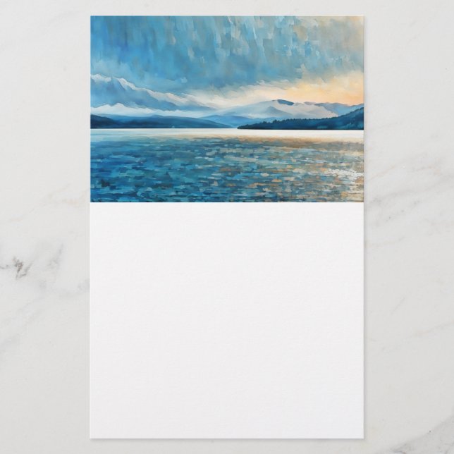 Adirondack-Szene auf Stationäre Briefpapier (Vorderseite)