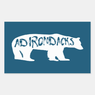 Adirondacks Bear Rechteckiger Aufkleber