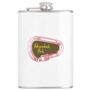 Adirondacks Climbing Carabiner Flachmann