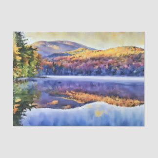 Adirondacks en automne Heart Lake Papier de soie