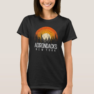Adirondacks New York NY  Retro Vintage 70s 80s 90s T-Shirt
