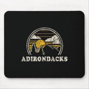 Adirondacks New York Ny T-Shirt Vintage Wandern Mo Mousepad