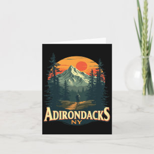 Adirondacks Wanderanhänger Apparel Un Karte