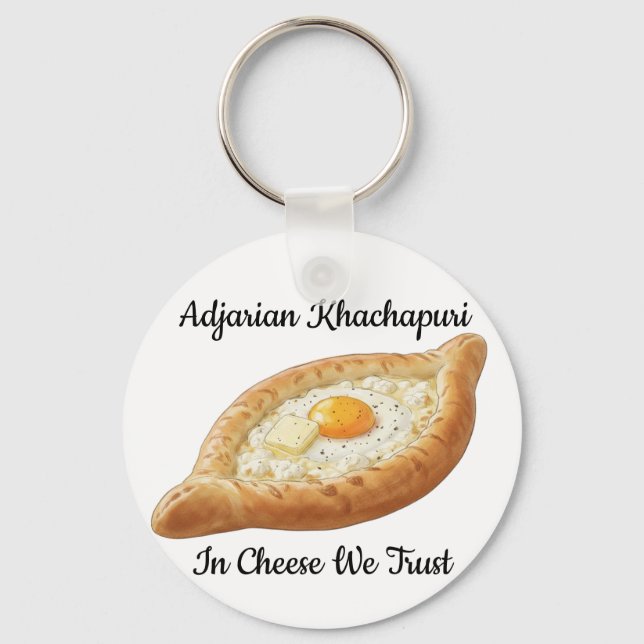 Adjarian Khachapuri  Schlüsselanhänger (Vorderseite)