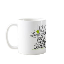 Adjektive Word Cloud beginnt mit Buchstabe L