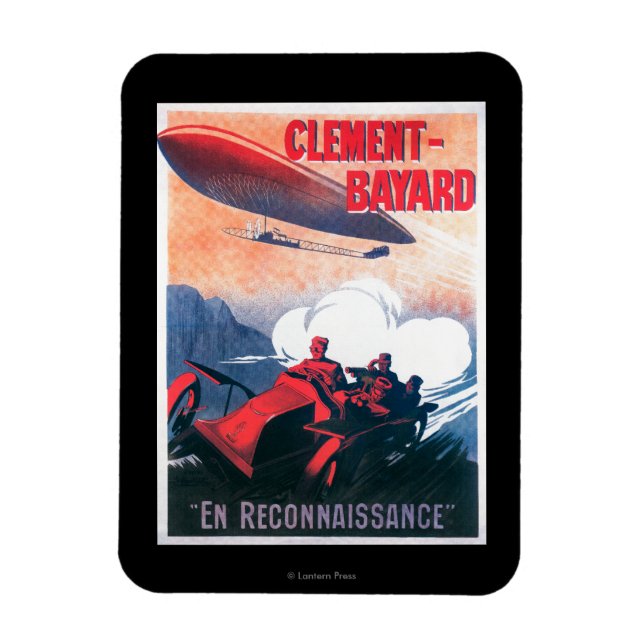 Adjudant Vincenot WWI Werbeplakat Magnet (Vertikal)