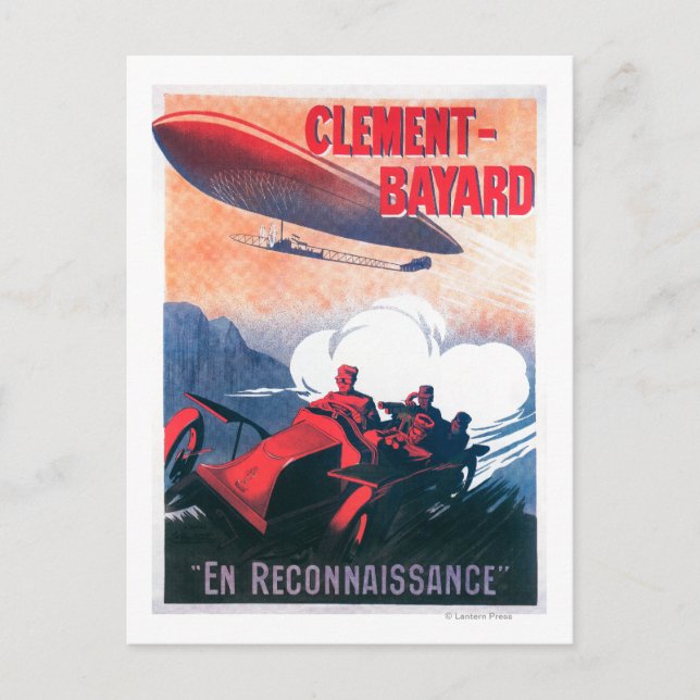 Adjudant Vincenot WWI Werbeplakat Postkarte (Vorderseite)