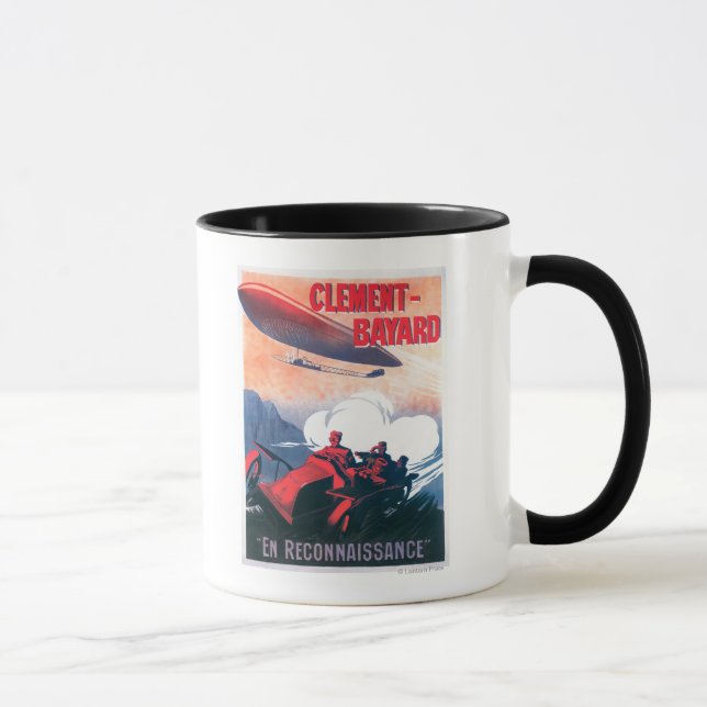 Adjudant Vincenot WWI Werbeplakat Tasse (Rechts)